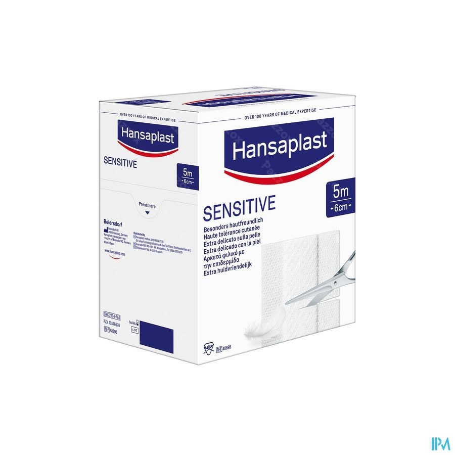 Hansaplast Med Soft Gev.huid Family Pack 5mx6cm