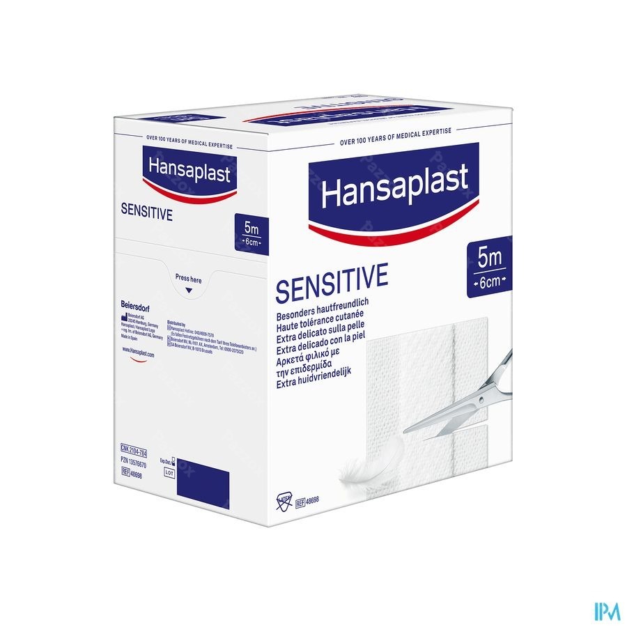 Hansaplast Med Soft Gev.huid Family Pack 5mx6cm