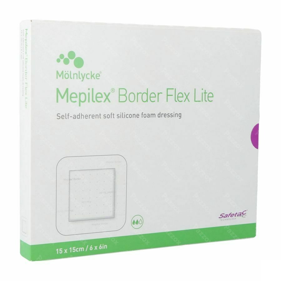 Mepilex Lite Pans Fin Sil Ster 15x15,00cm 5 284300