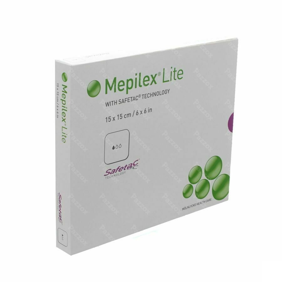 Mepilex Lite Pans Fin Sil Ster 15x15,00cm 5 284300