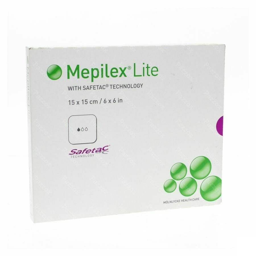 Mepilex Lite Pans Fin Sil Ster 15x15,00cm 5 284300