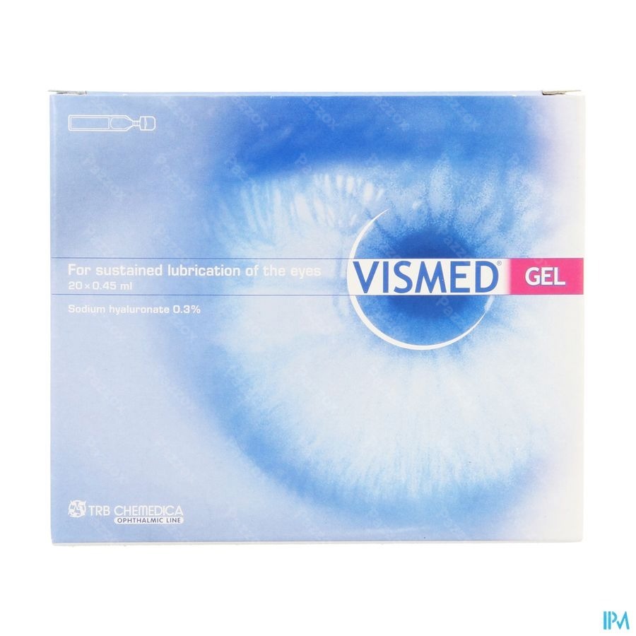 Vismed Gel Lubrifiant Oculaire 0,3% Fl 20 X 0,45ml
