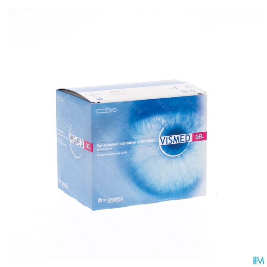 Vismed Gel Bevochtigen Ogen 0,3% Fl 60 X 0,45ml