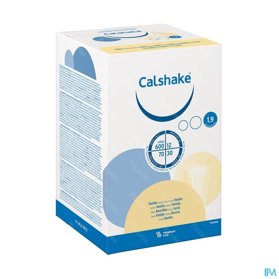 Calshake Energie Vanille Sachet Pdr 7x87g