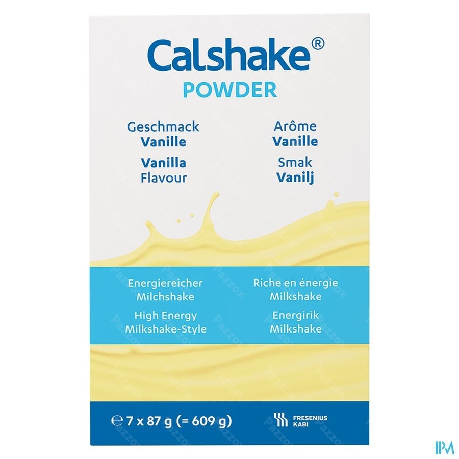 Calshake Energie Vanille Sachet Pdr 7x87g