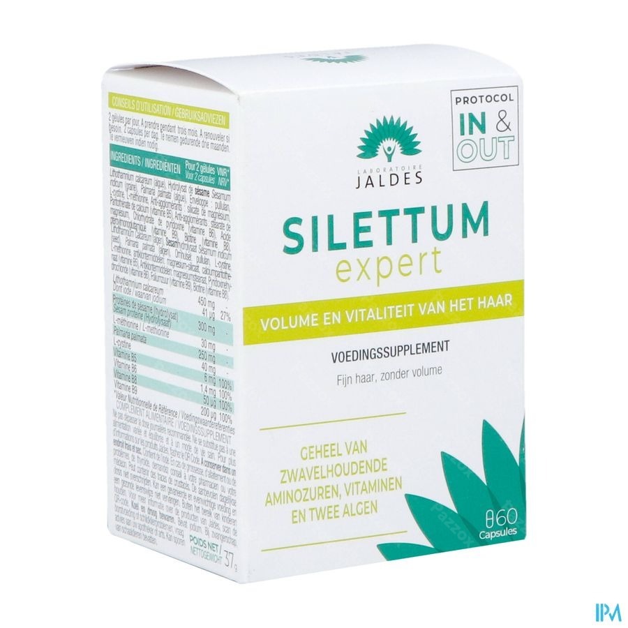 Jaldes Silettum Voedingssupplement Fijn Haar 60 kopen - Pazzox