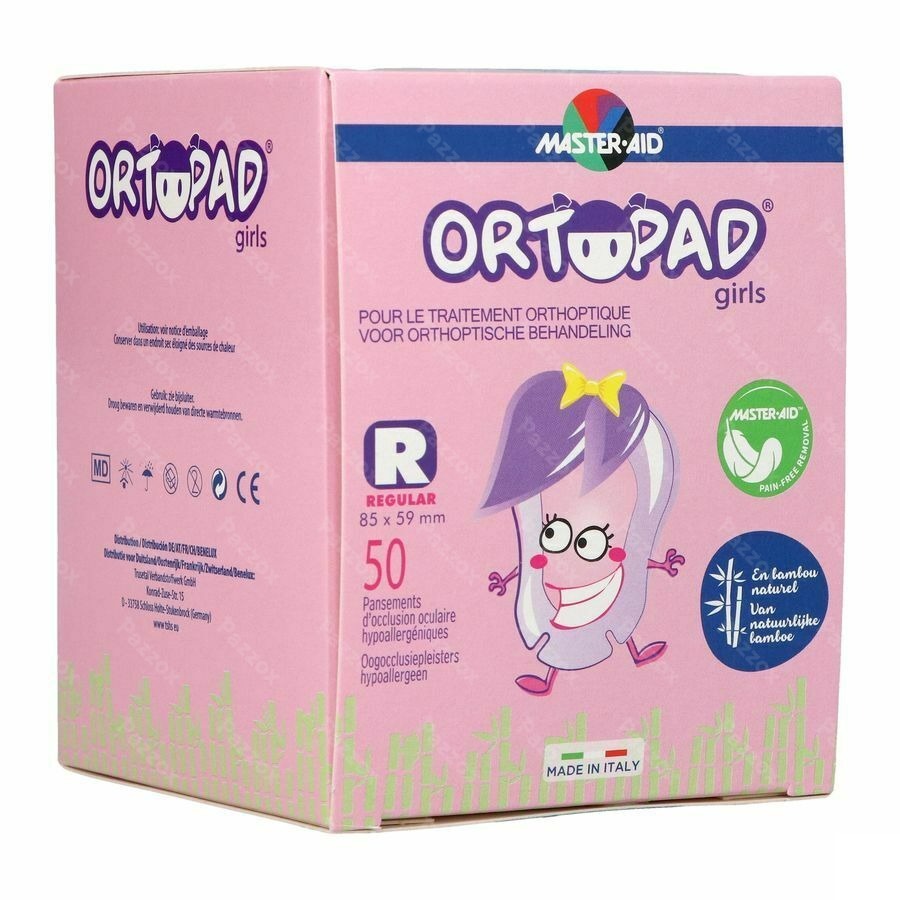 Ortopad Regular For Girls Compresse Ocul. 50 73224