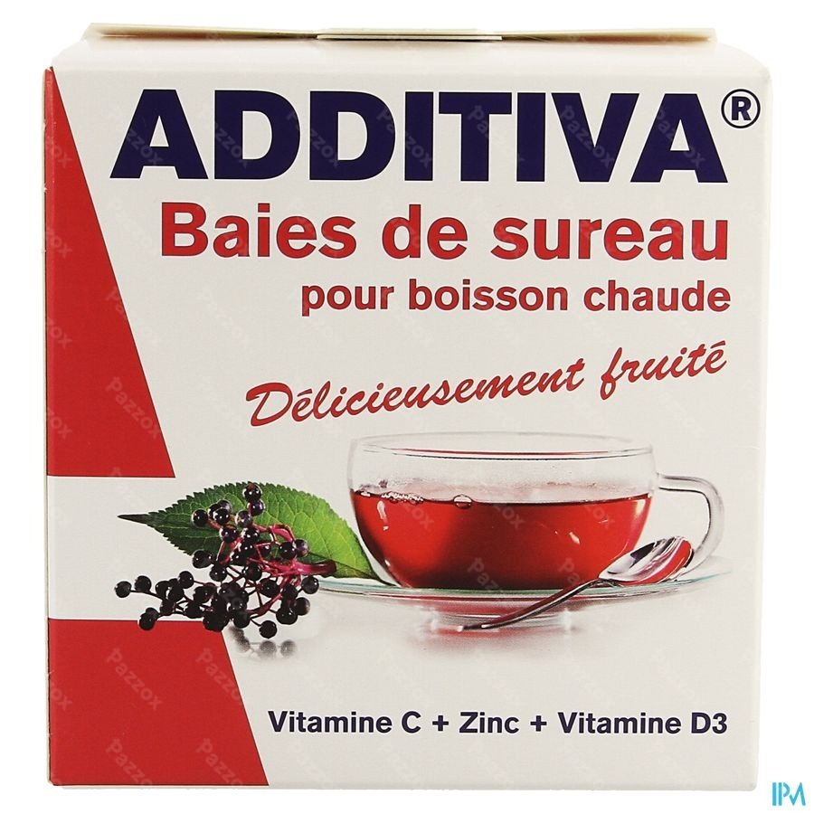Additiva Baies Sureau Pour Boisson Chaude Sach 10