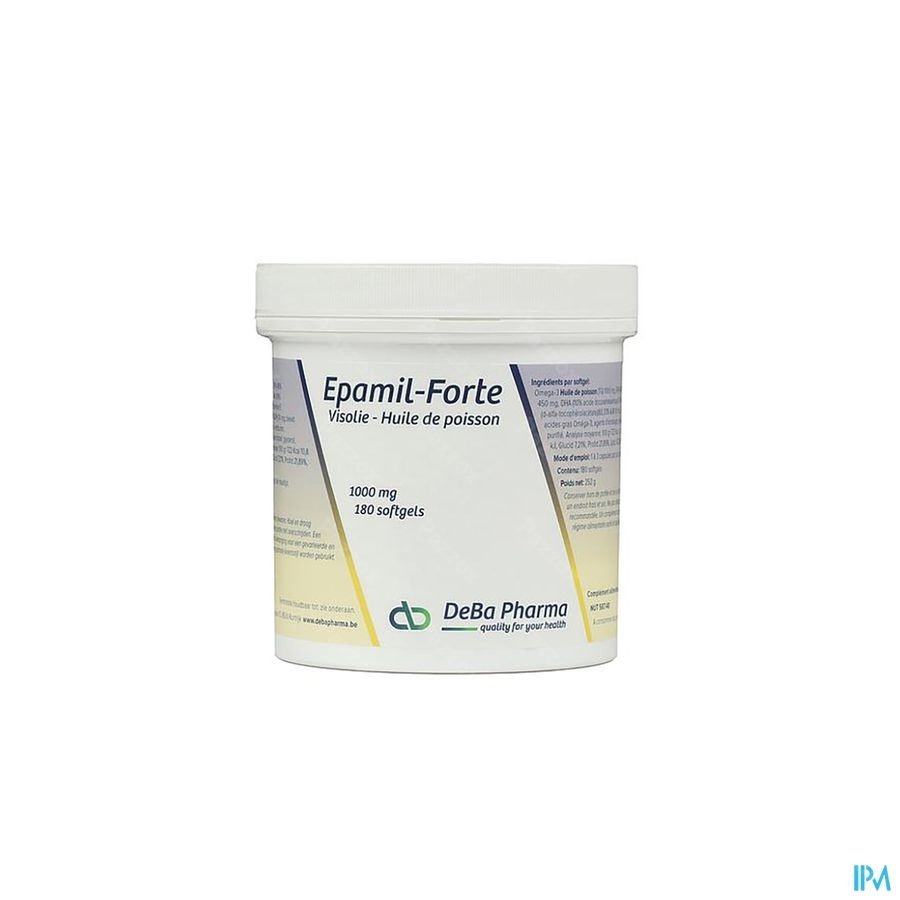 DeBa Pharma Epamil-Forte Visolie 180 Capsules