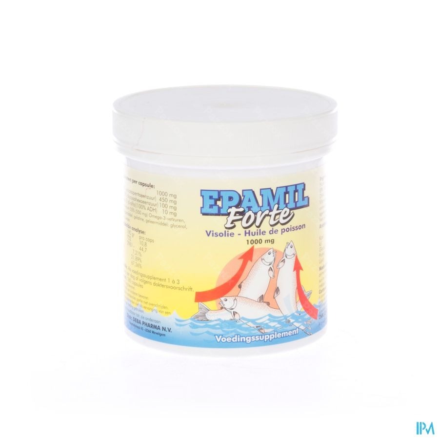 DeBa Pharma Epamil-Forte Visolie 180 Capsules