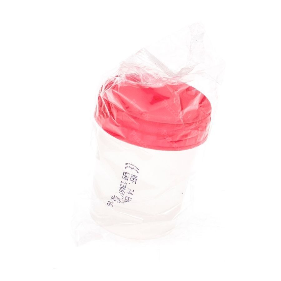 Pot Analyse + Couvercle Rouge Vis Ster 100ml Aca