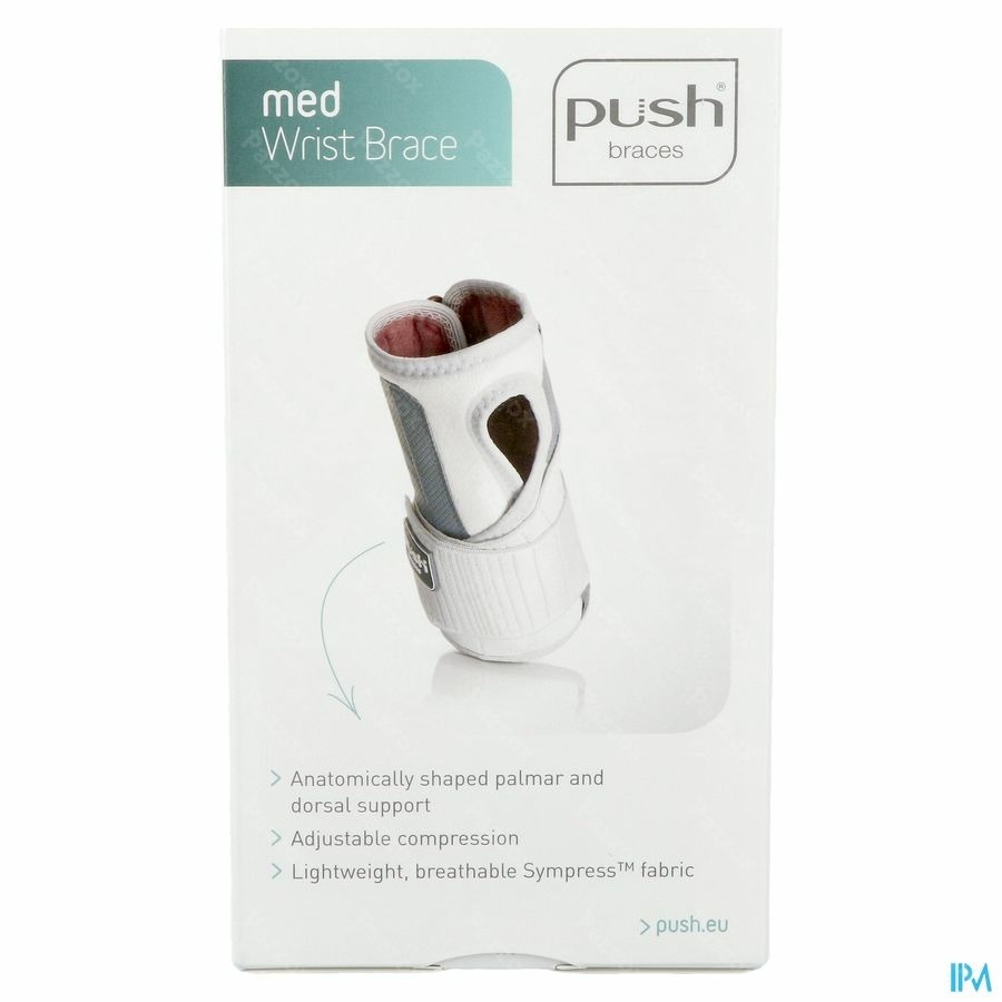 Push Med Polsbrace Links 19-21cm T4