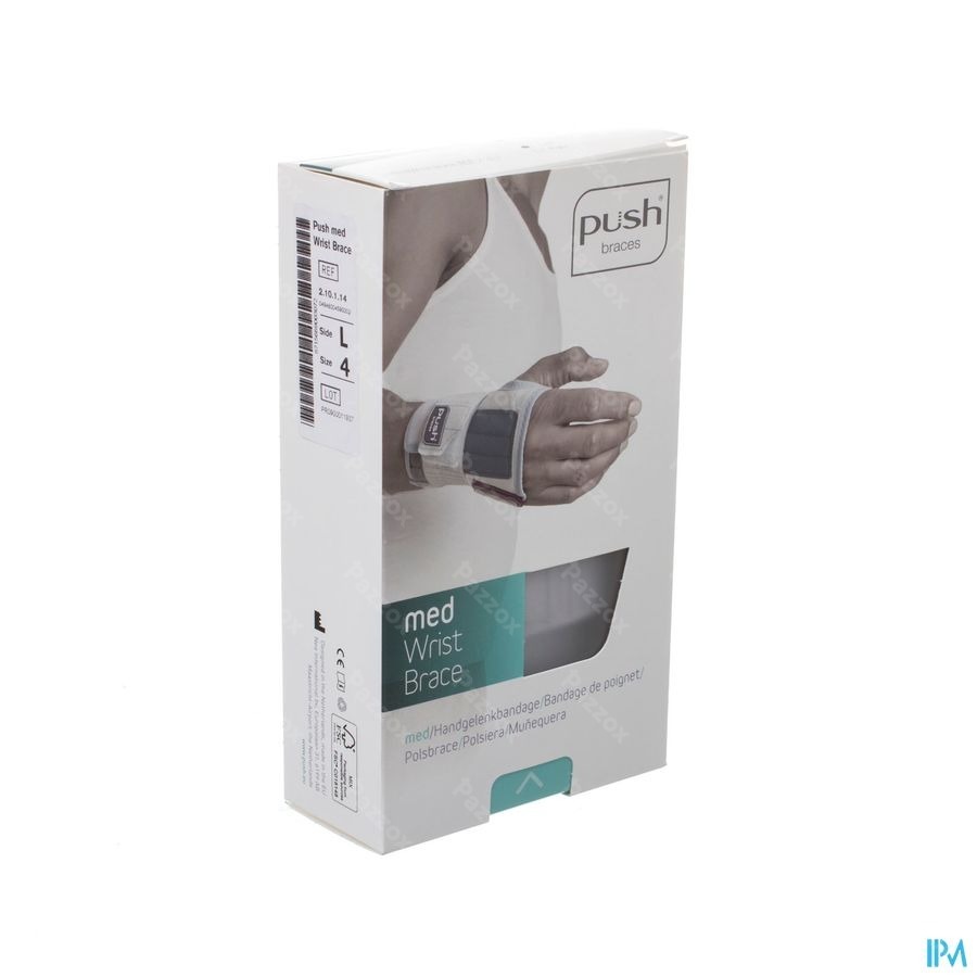 Push Med Polsbrace Links 19-21cm T4