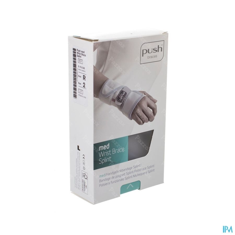 Push Med Polsbrace Splint Links 15-17cm T2