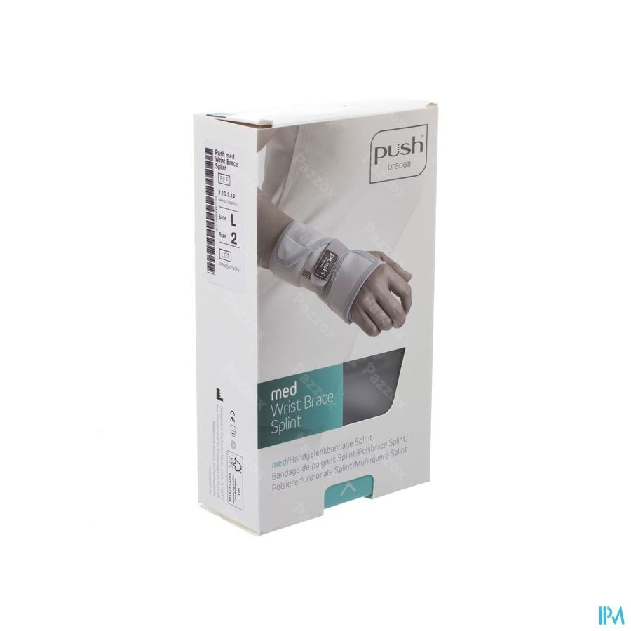 Push Med Polsbrace Splint Links 15-17cm T2
