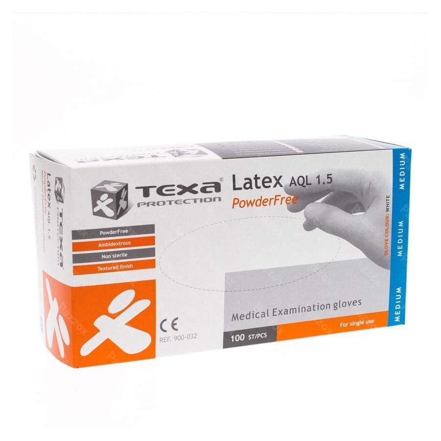Cmt Handschoenen Latex Wit Pf M 100
