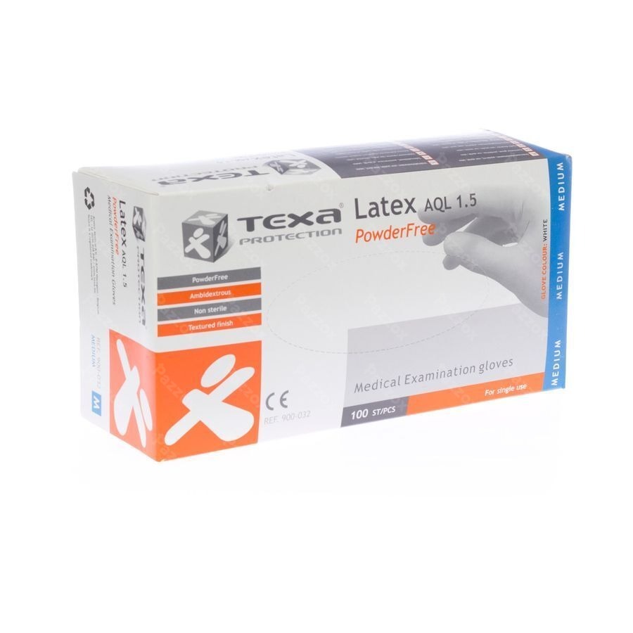 Cmt Gants Latex Blanc Pf M 100