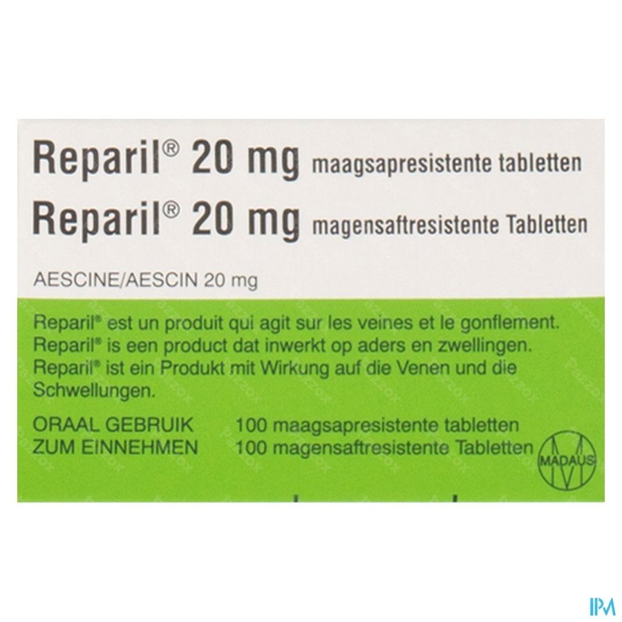 Reparil 20mg 100 Tabletten