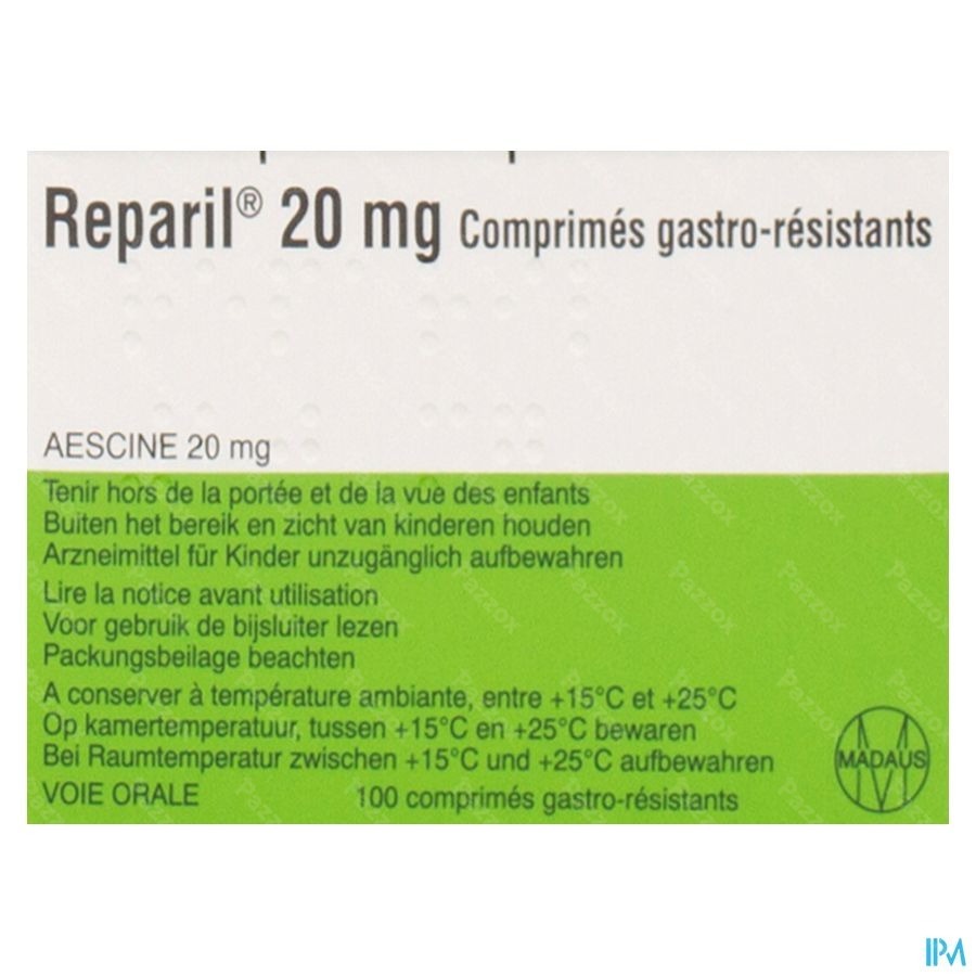 Reparil 20mg 100 Tabletten