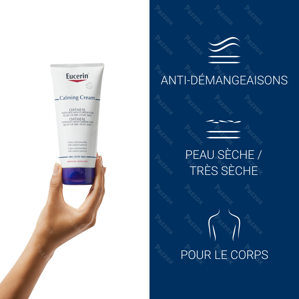 Eucerin Crème Anti-Démangeaisons Avoine Peau Sèche sujette aux Sensations de Démangeaisons 200ml