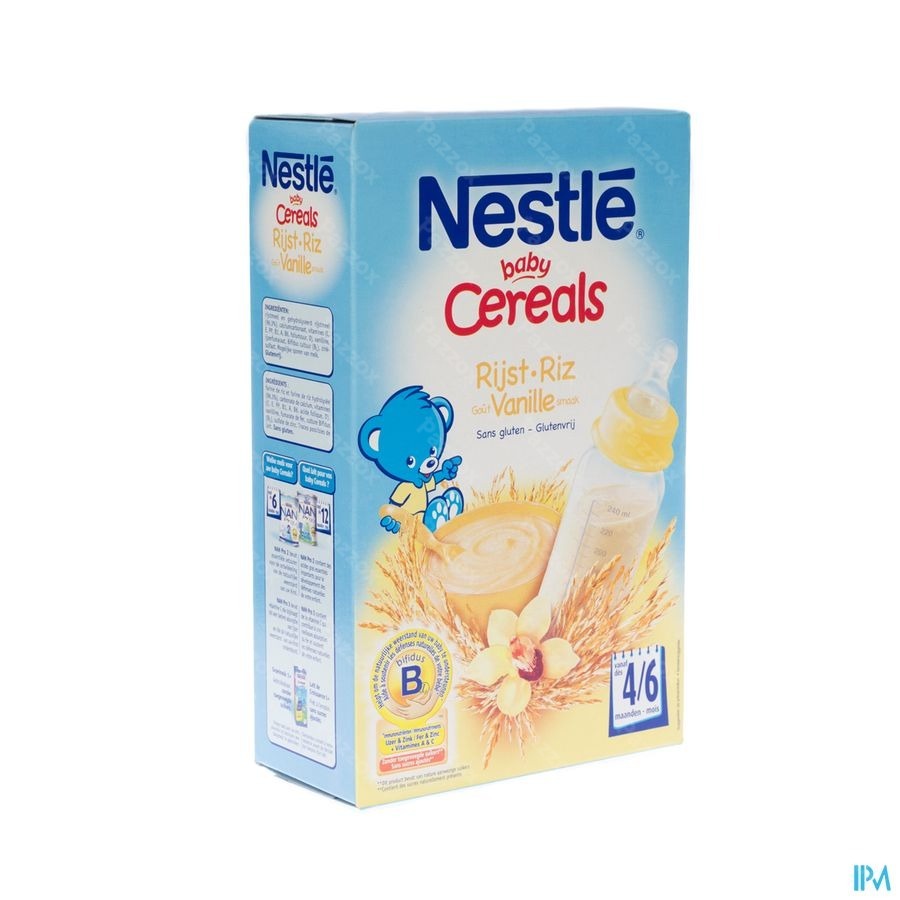 Nestle Baby Cereals Rizvanille 500g Pazzox, pharmacie