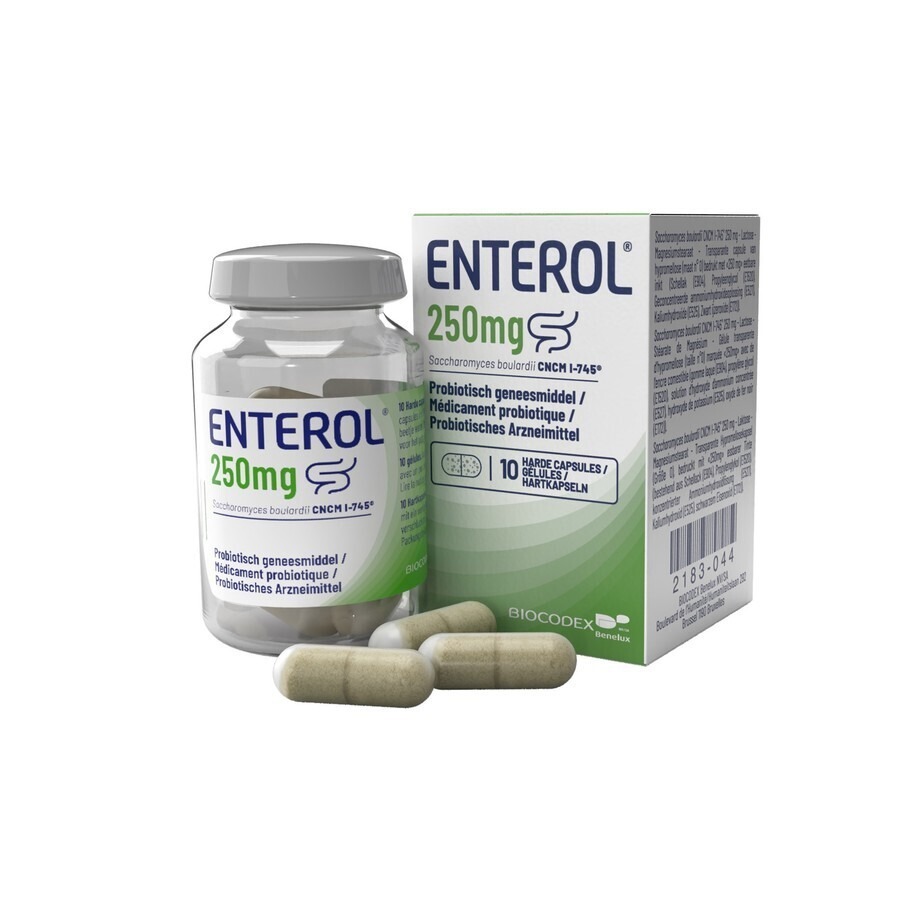 Enterol 250mg Caps Harde Dur 10 X 250mg