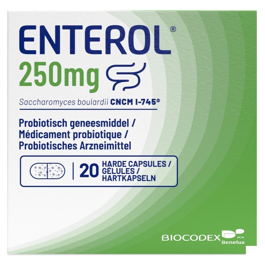 Enterol 250mg Caps Harde Dur 20 X 250mg