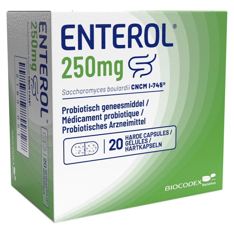 Enterol 250mg Caps Harde Dur 20 X 250mg
