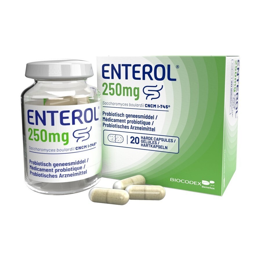 Enterol 250mg Caps Harde Dur 20 X 250mg