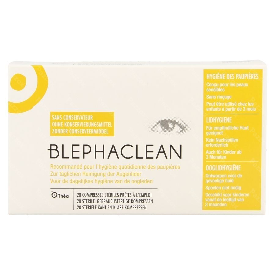 Blephaclean Reinigingsdoekjes Oogleden 20 Stuks