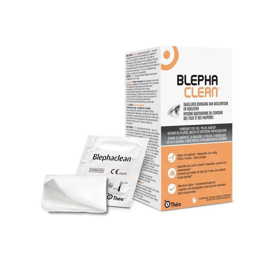 Blephaclean Reinigingsdoekjes Oogleden 20 Stuks