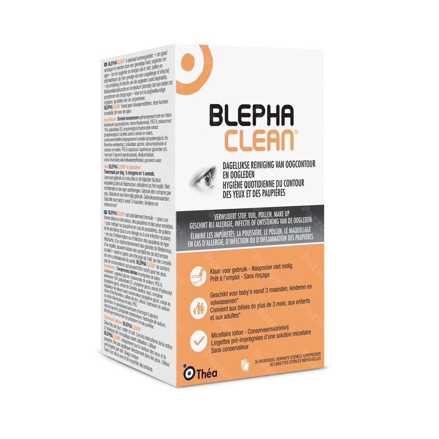 Blephaclean Reinigingsdoekjes Oogleden 20 Stuks