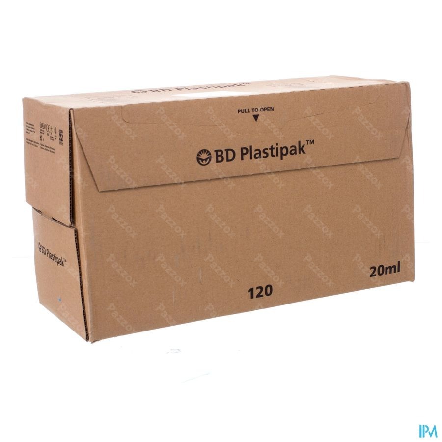Bd Plastipak Ser. S/aig. Luer Lok 20ml 120 300629