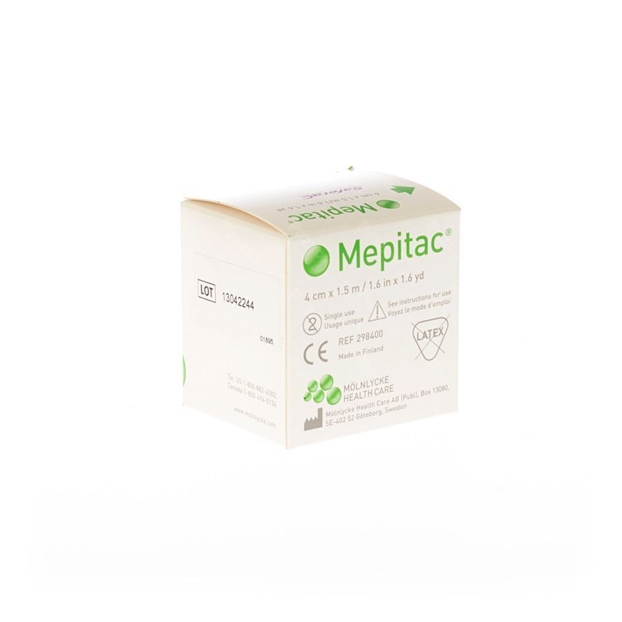 Mepitac Bande Fixation Adh Sil 2cmx3,0m 1 298300
