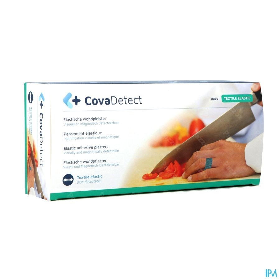 Cova Pans Bleu Detectable 3x12cm Text 100 30120t