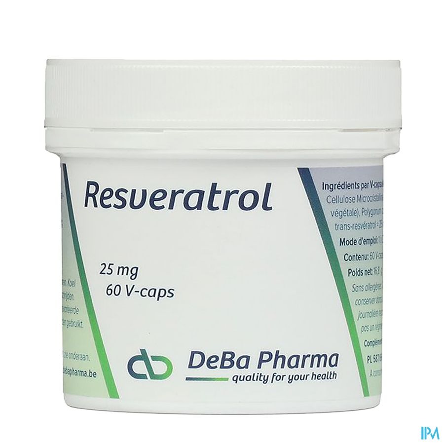 Resveratrol Caps 60x25mg Deba