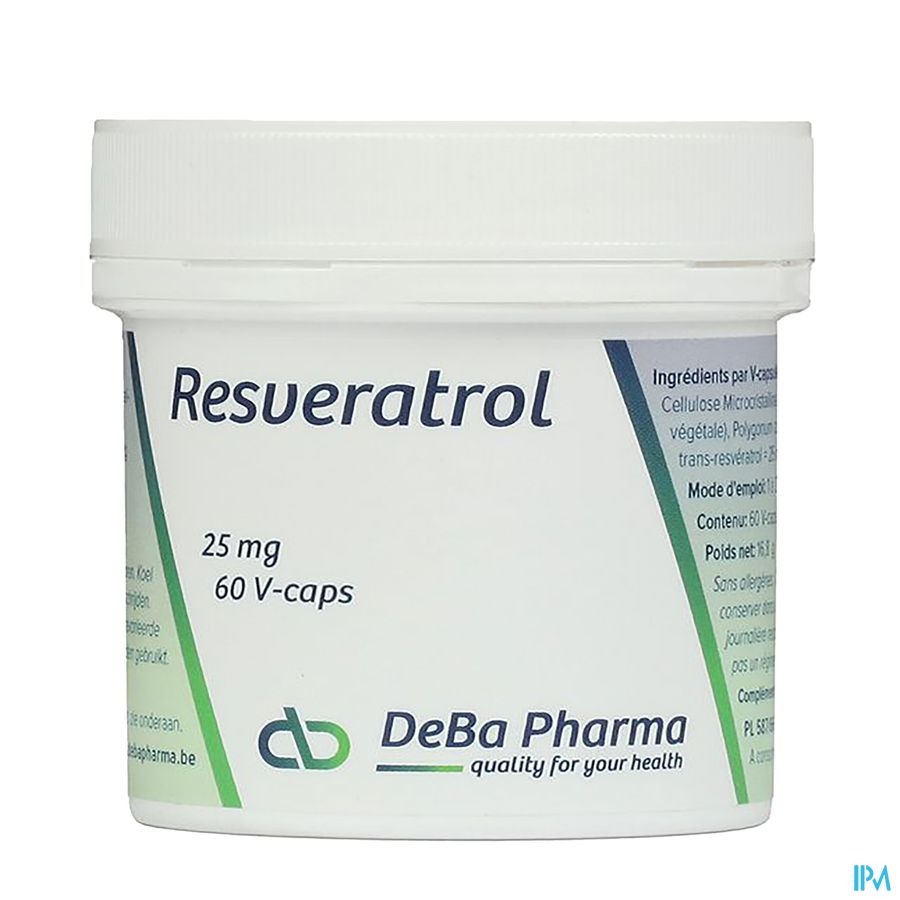Resveratrol Caps 60x25mg Deba
