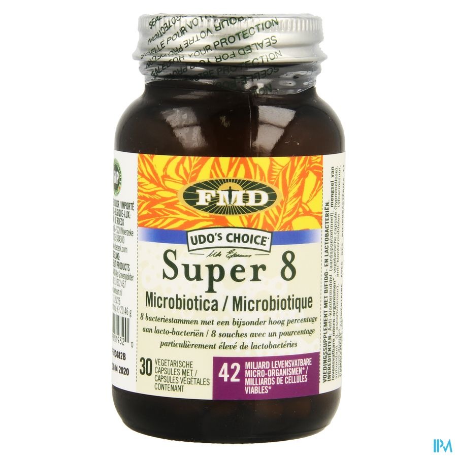 Udo S Choice Super 8 Caps 30