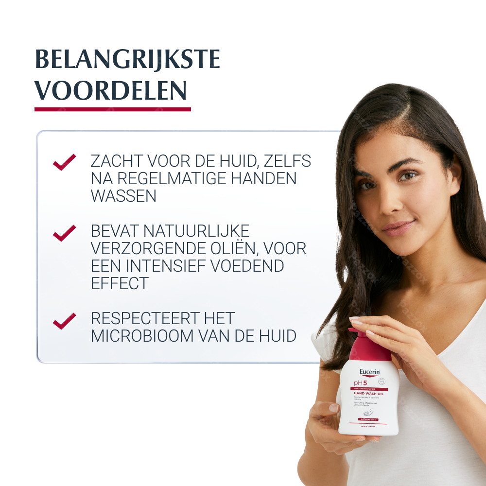 Eucerin pH5 Handreinigingsolie Droge en Gebarsten Handen 250ml