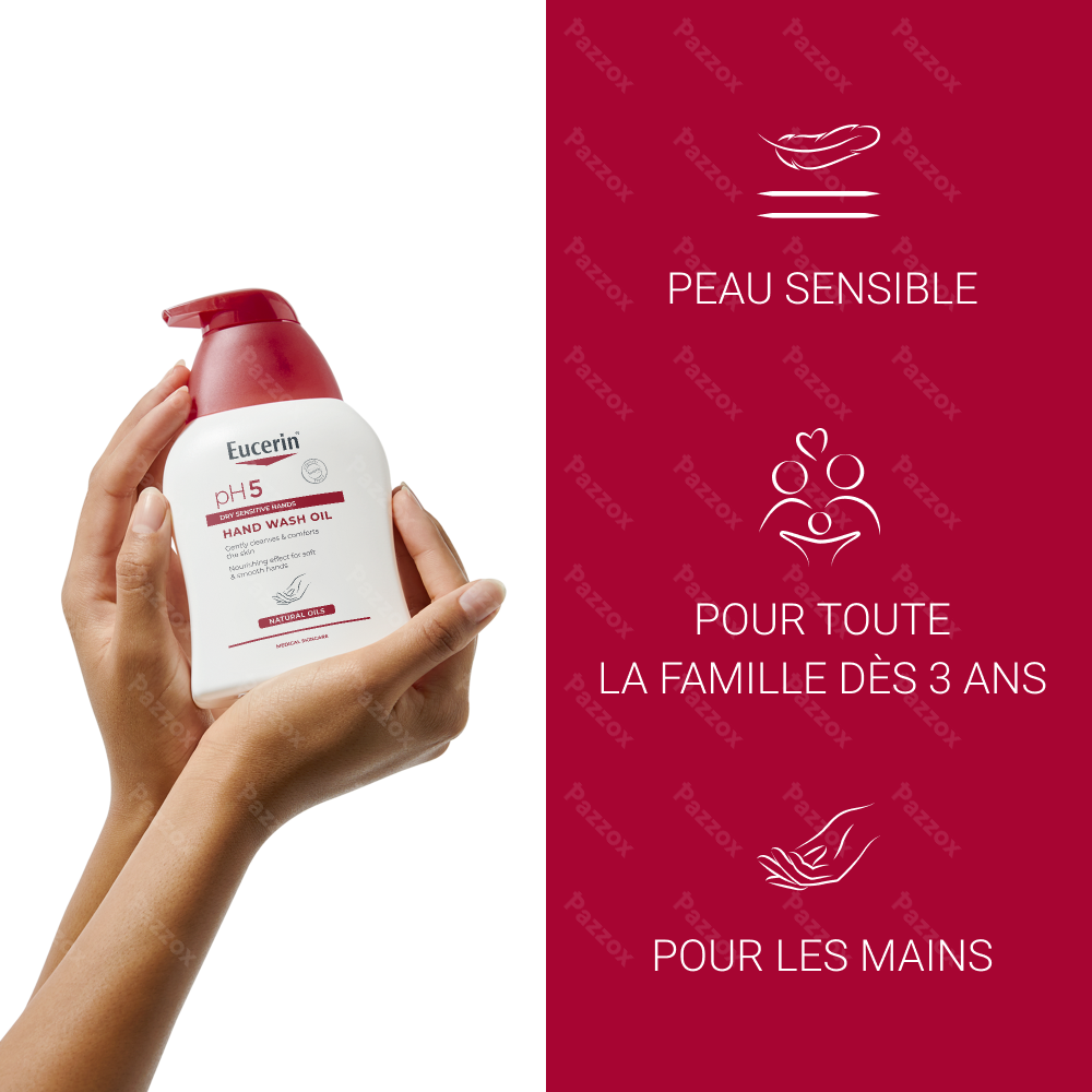 Eucerin pH5 Huile Lavante Mains Sèche et Abimées 250ml