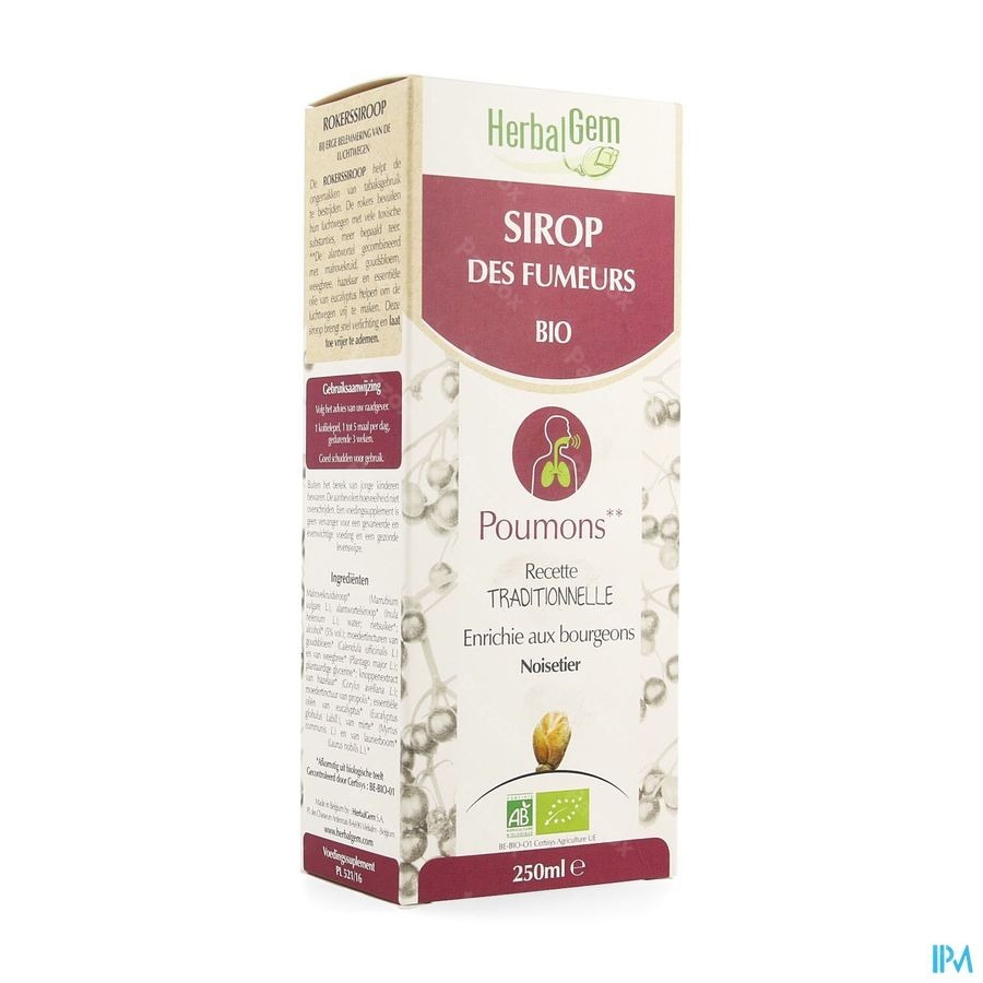 Herbalgem Sirop Des Fumeurs 250ml