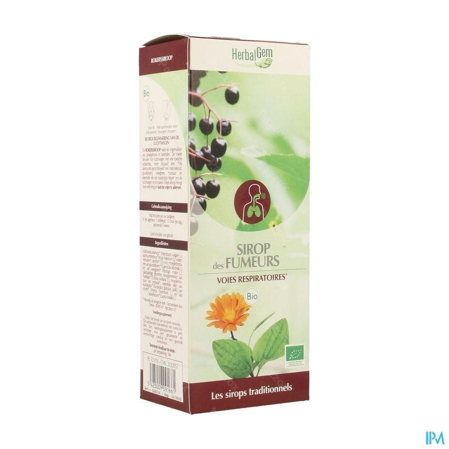 Herbalgem Sirop Des Fumeurs 250ml