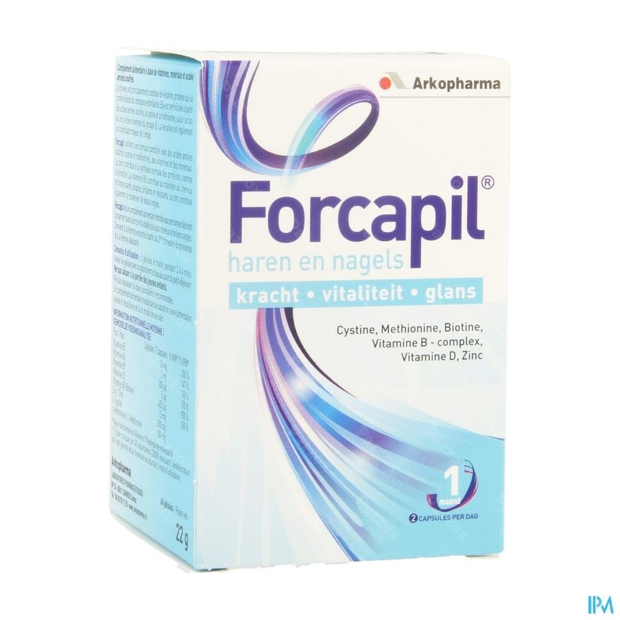 Arkopharma Forcapil Voedingssupplement Haar en Nagels 60 Capsules