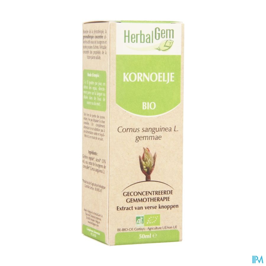 Herbalgem Kornoelje Maceraat 50ml