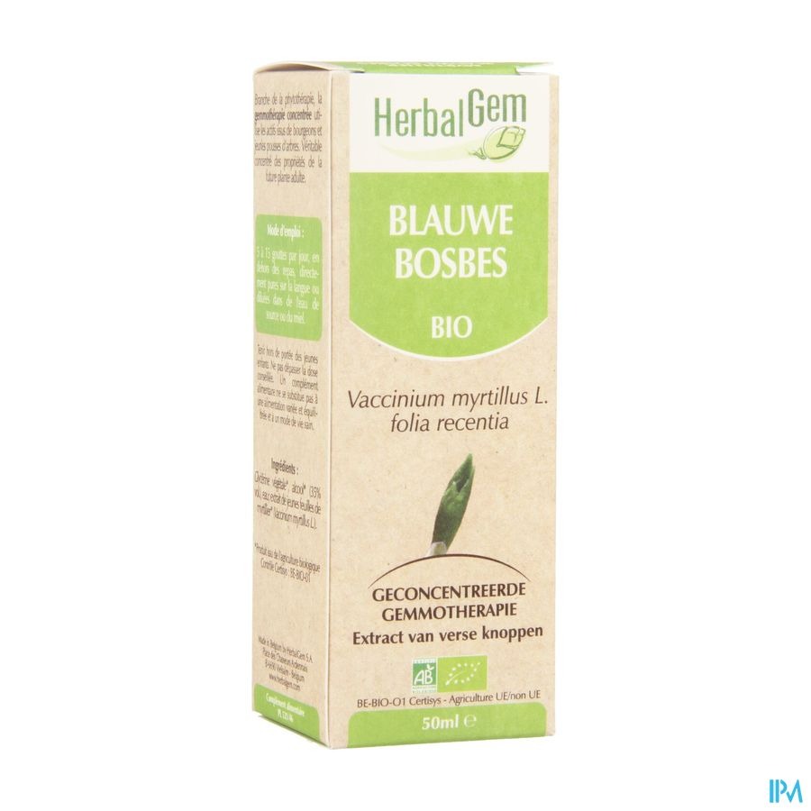 Herbalgem Blauwe Bosbes Maceraat 50ml
