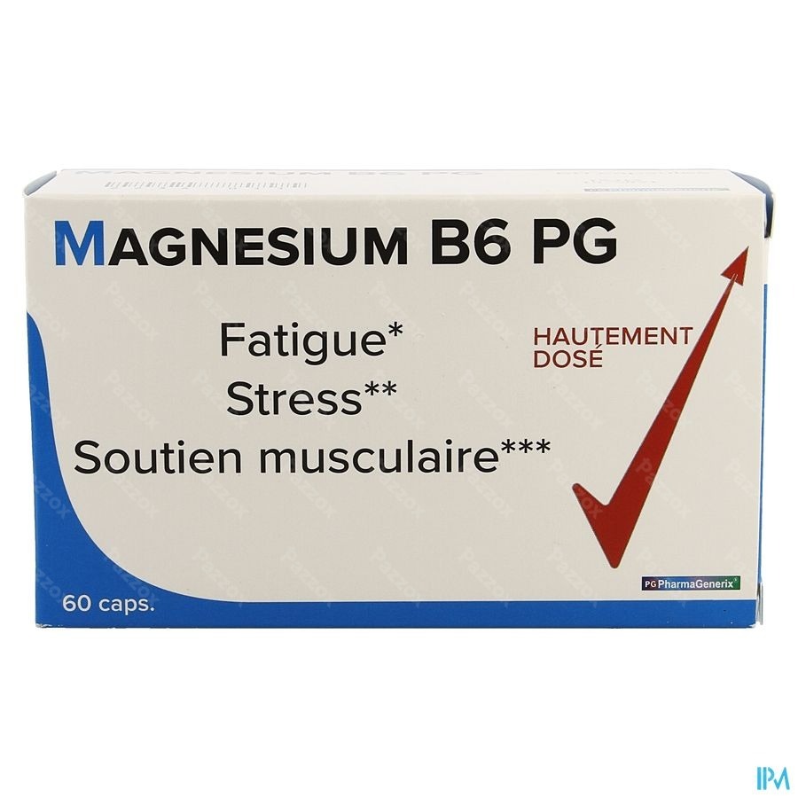Magnesium B6 Pg Pharmagenerix Caps 60