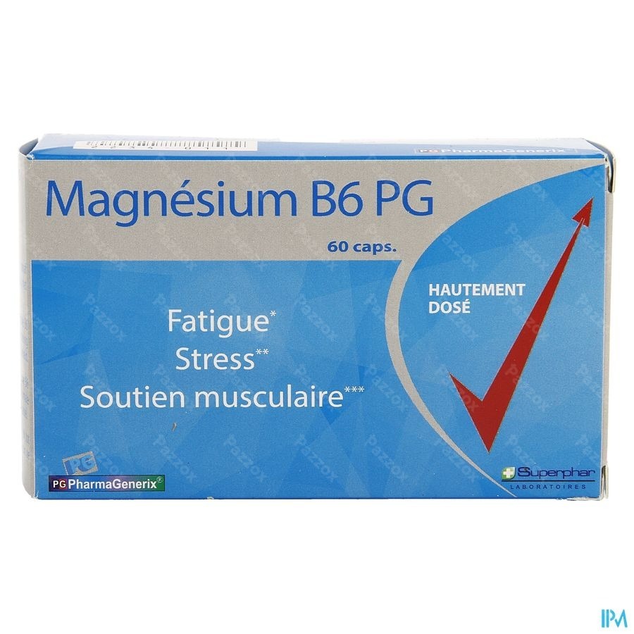 Magnesium B6 Pg Pharmagenerix Caps 60