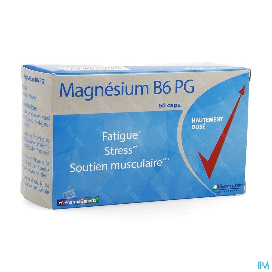 Magnesium B6 Pg Pharmagenerix Caps 60