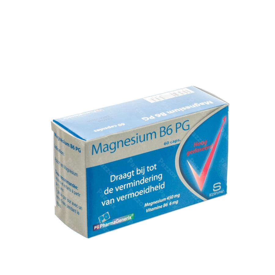 Misschien Land van staatsburgerschap Foto Magnesium B6 Pg Pharmagenerix Caps 60 kopen - Pazzox, online apotheek