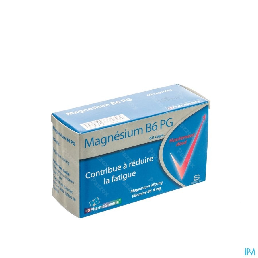 Magnesium B6 Pg Pharmagenerix Caps 60